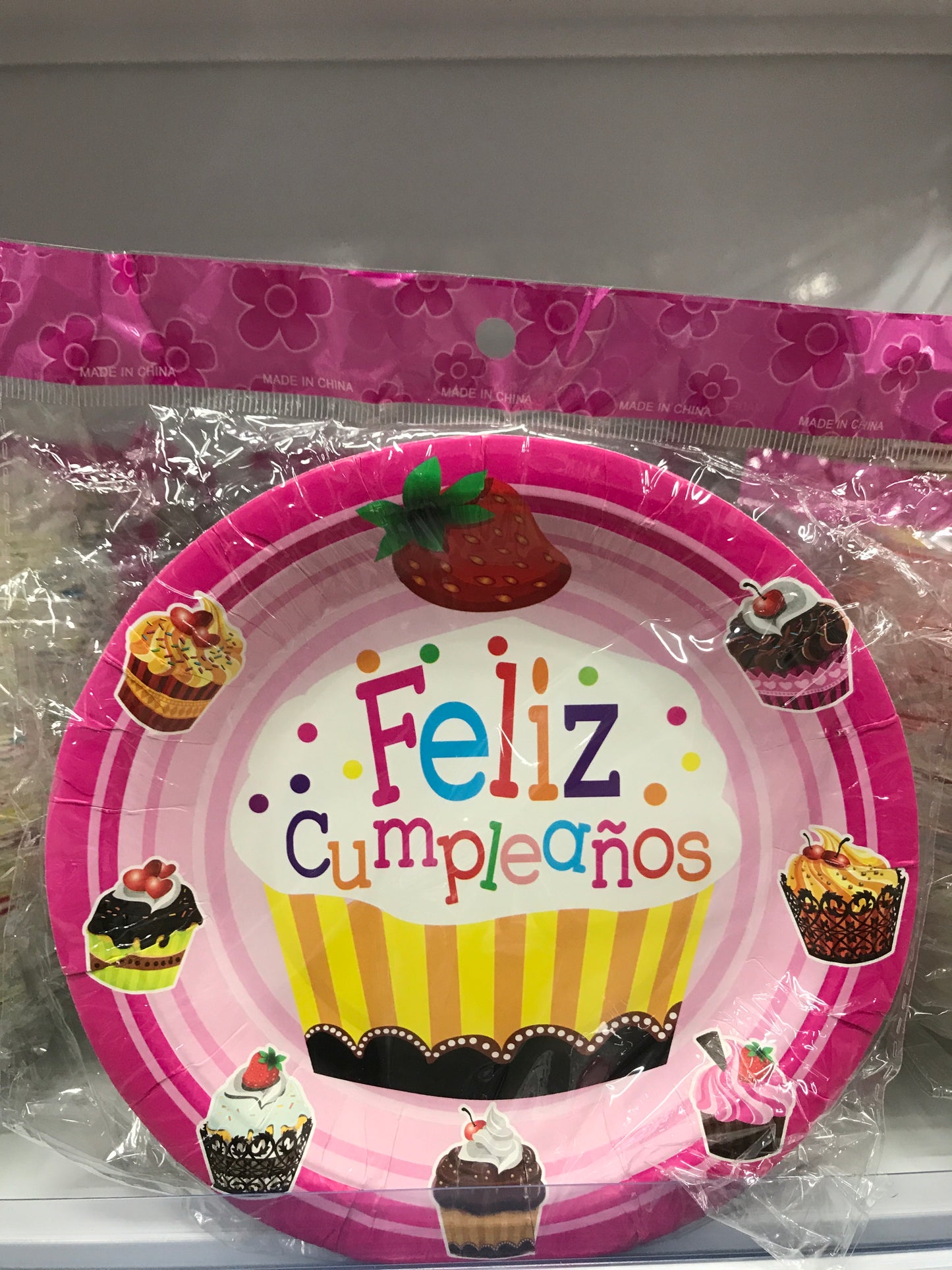 Plato de cumpleaños