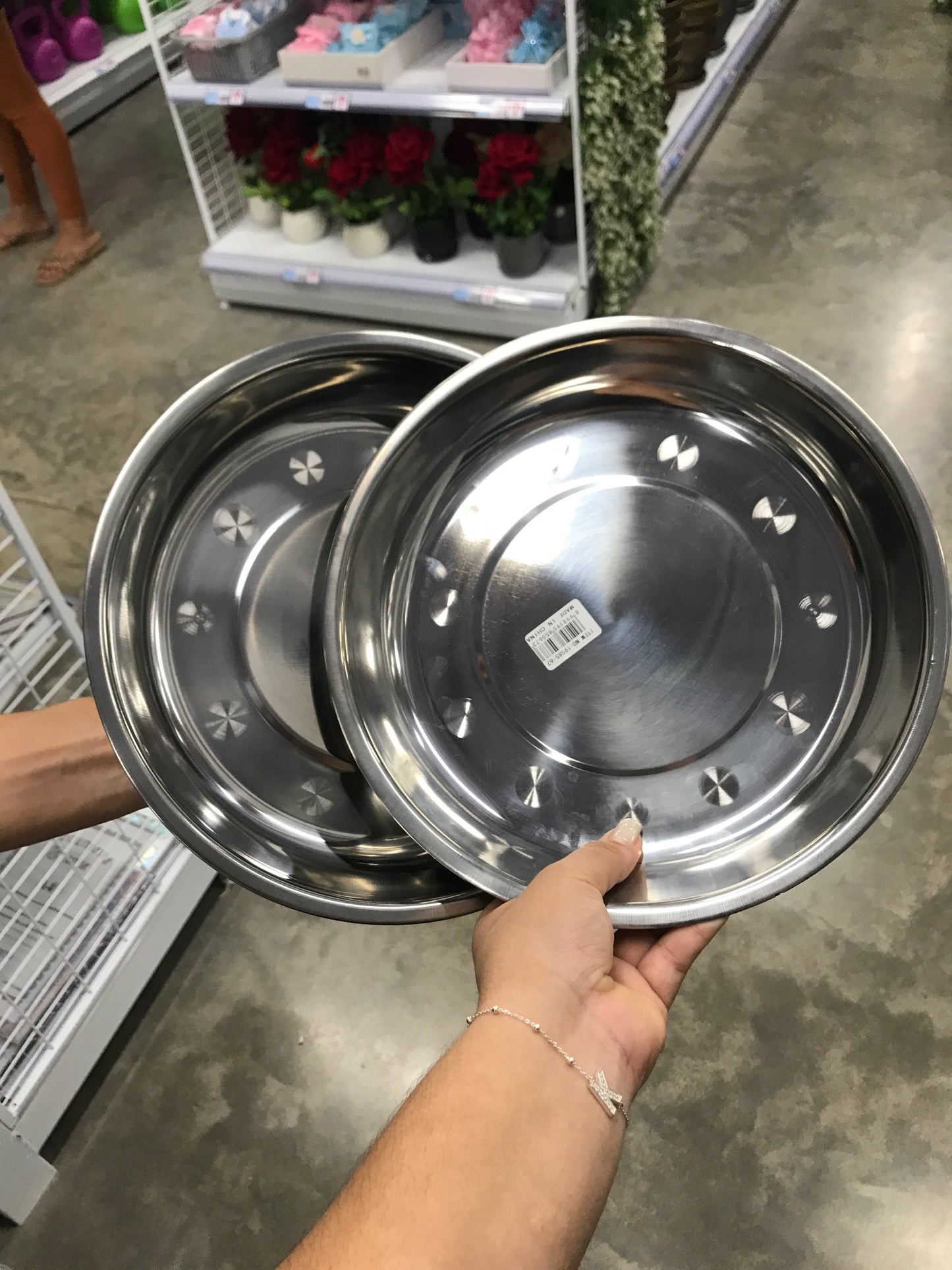 Plato Metálico Hondo