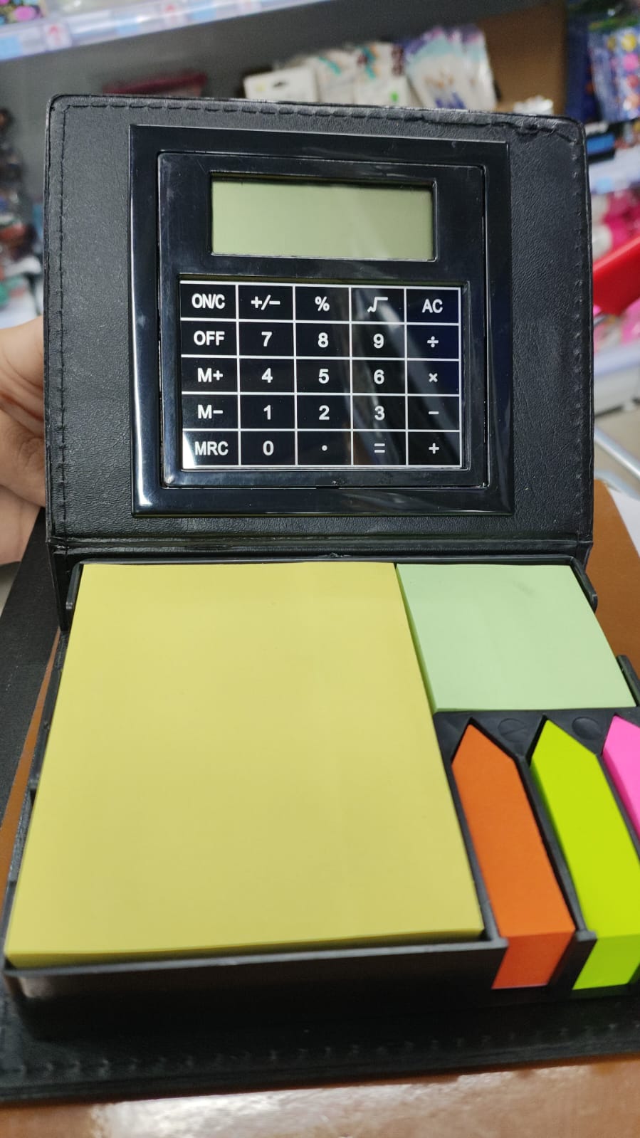 Set de nota con calculadora