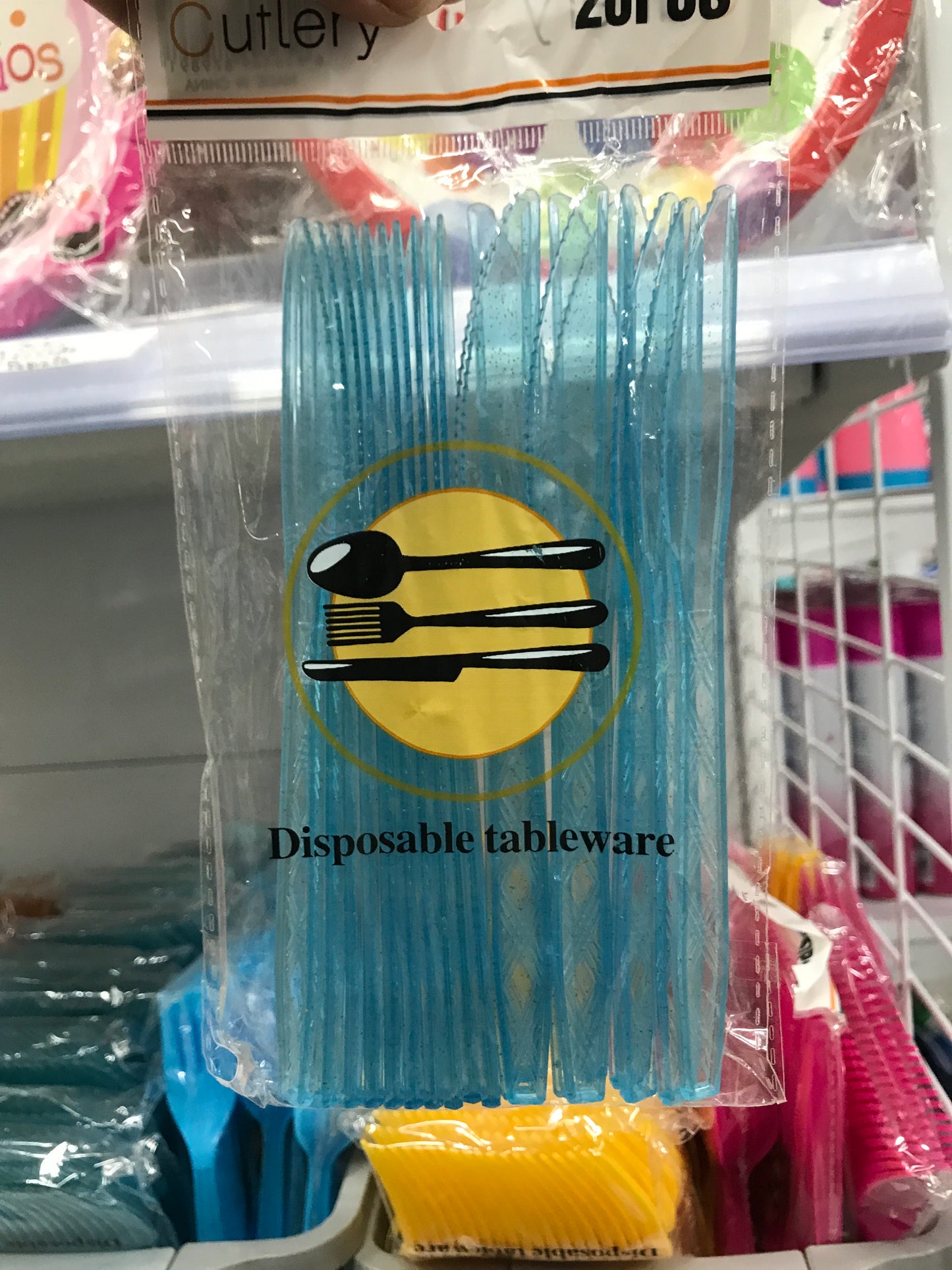 Cubiertos de plástico