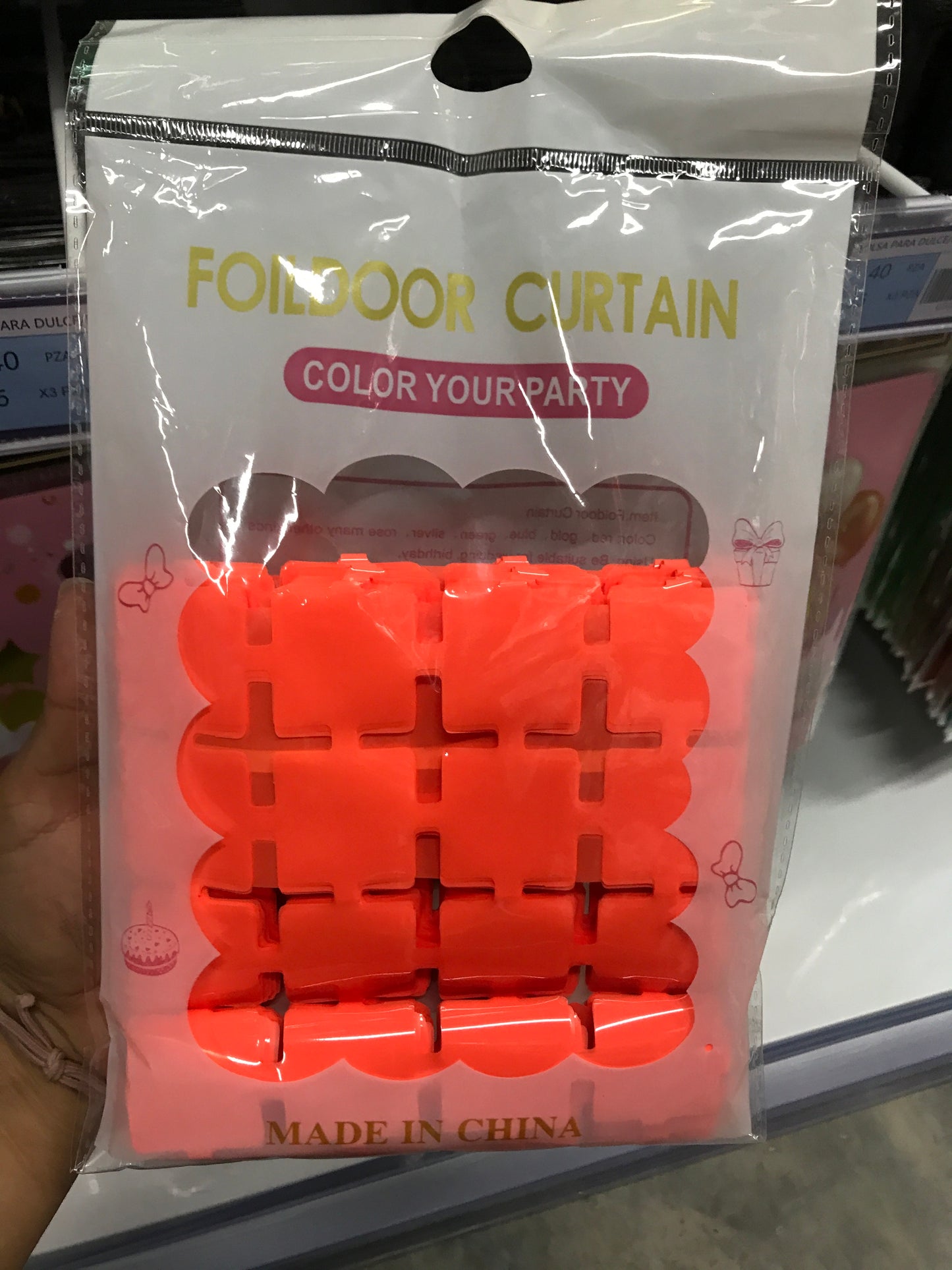 Cortina Para fiesta
