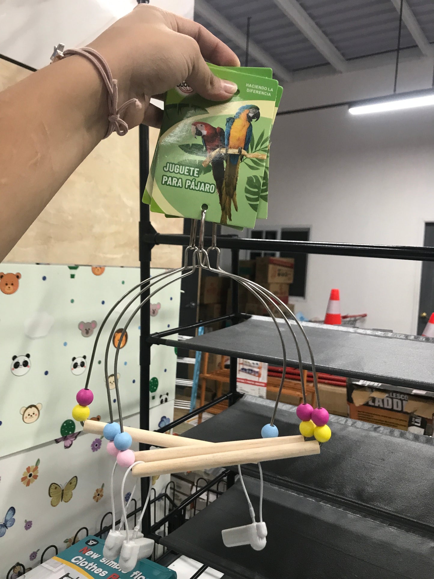 Juguete para pájaro