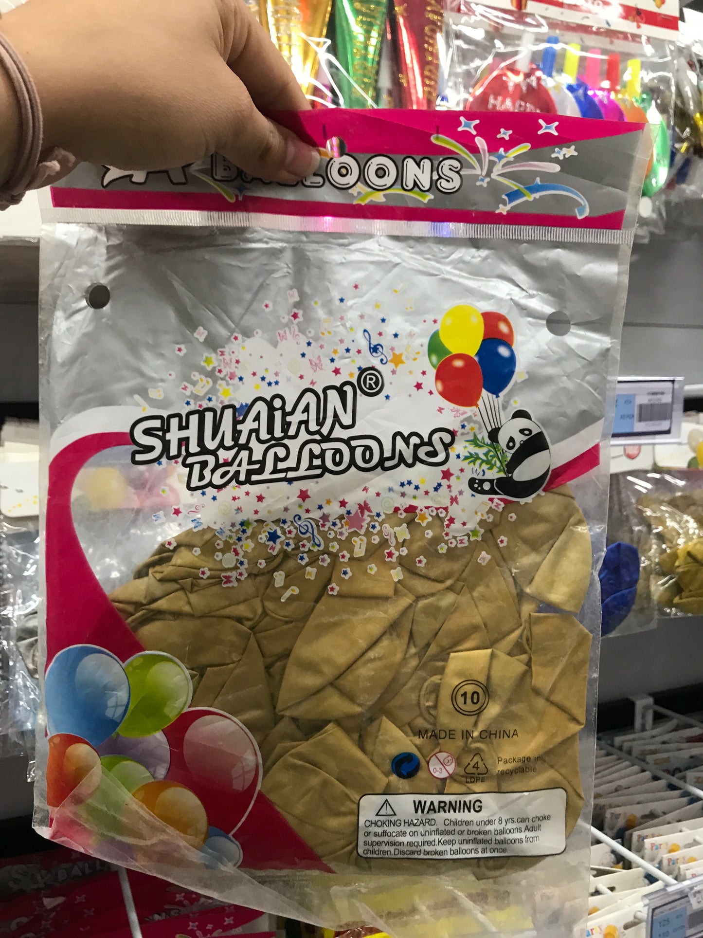 Globos cromados 1.8g/50pc