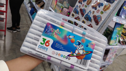 Marcadores acrílico 36 pcs