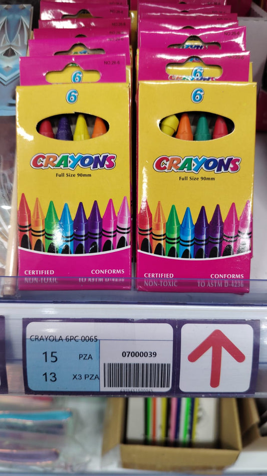 Crayola 6pc