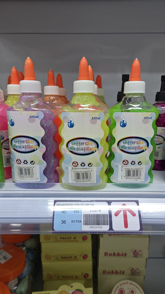 Pegamento con.escarcha