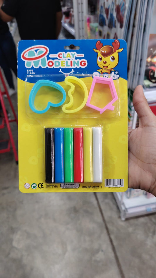Plastilina 9 pcs con herramientas