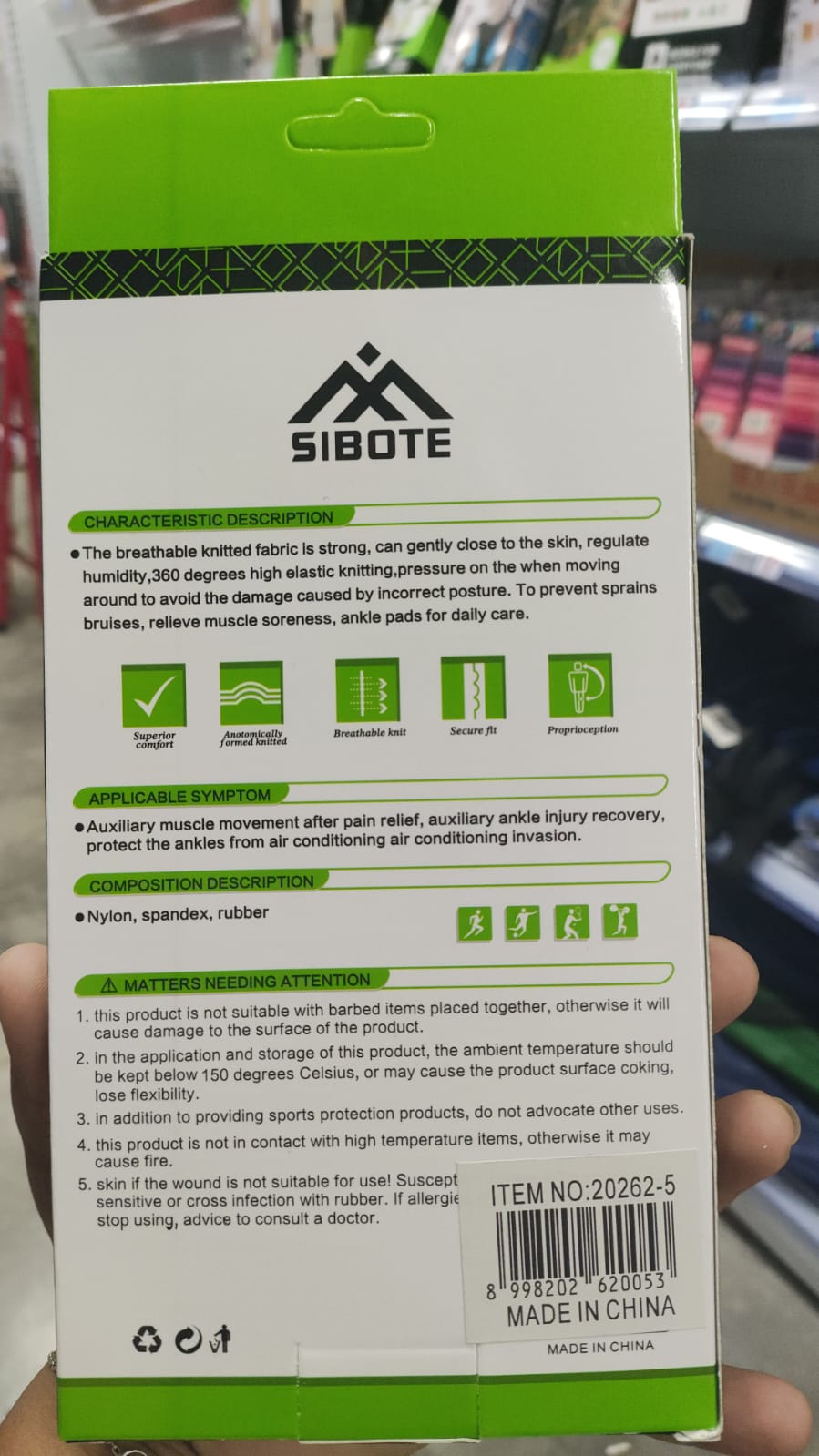 Protección de Deporte