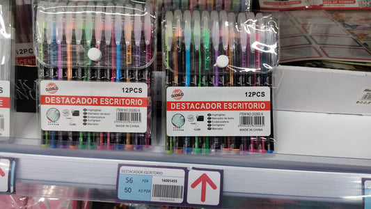 Destacador escritorio 12 pcs