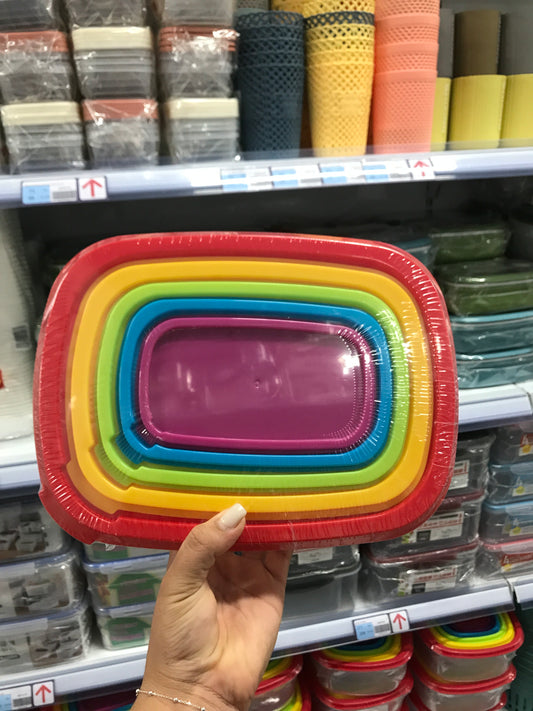 Recipiente Para Cocina Set De 6Piezas