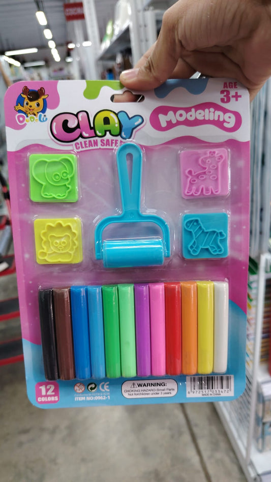 Plastilina 18 pcs con herramientas