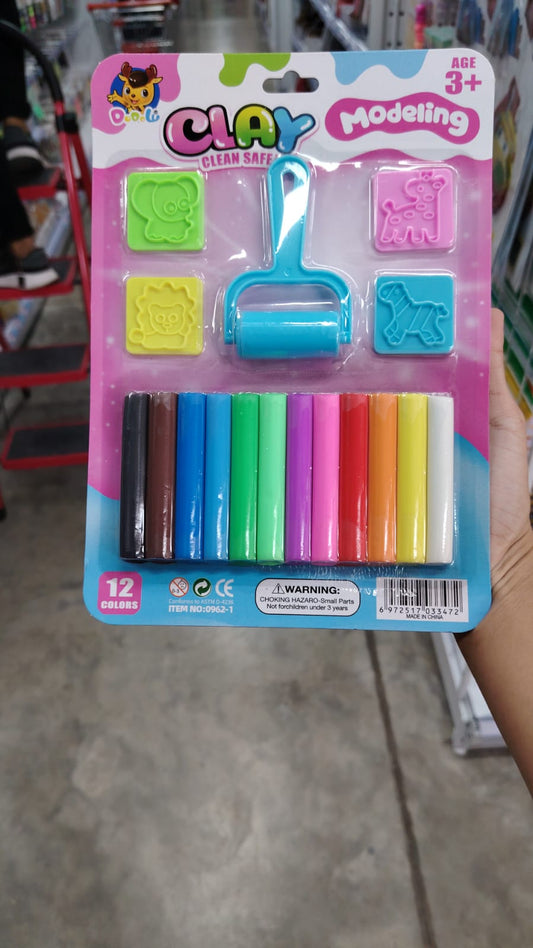 Plastilina 18 pcs con herramientas