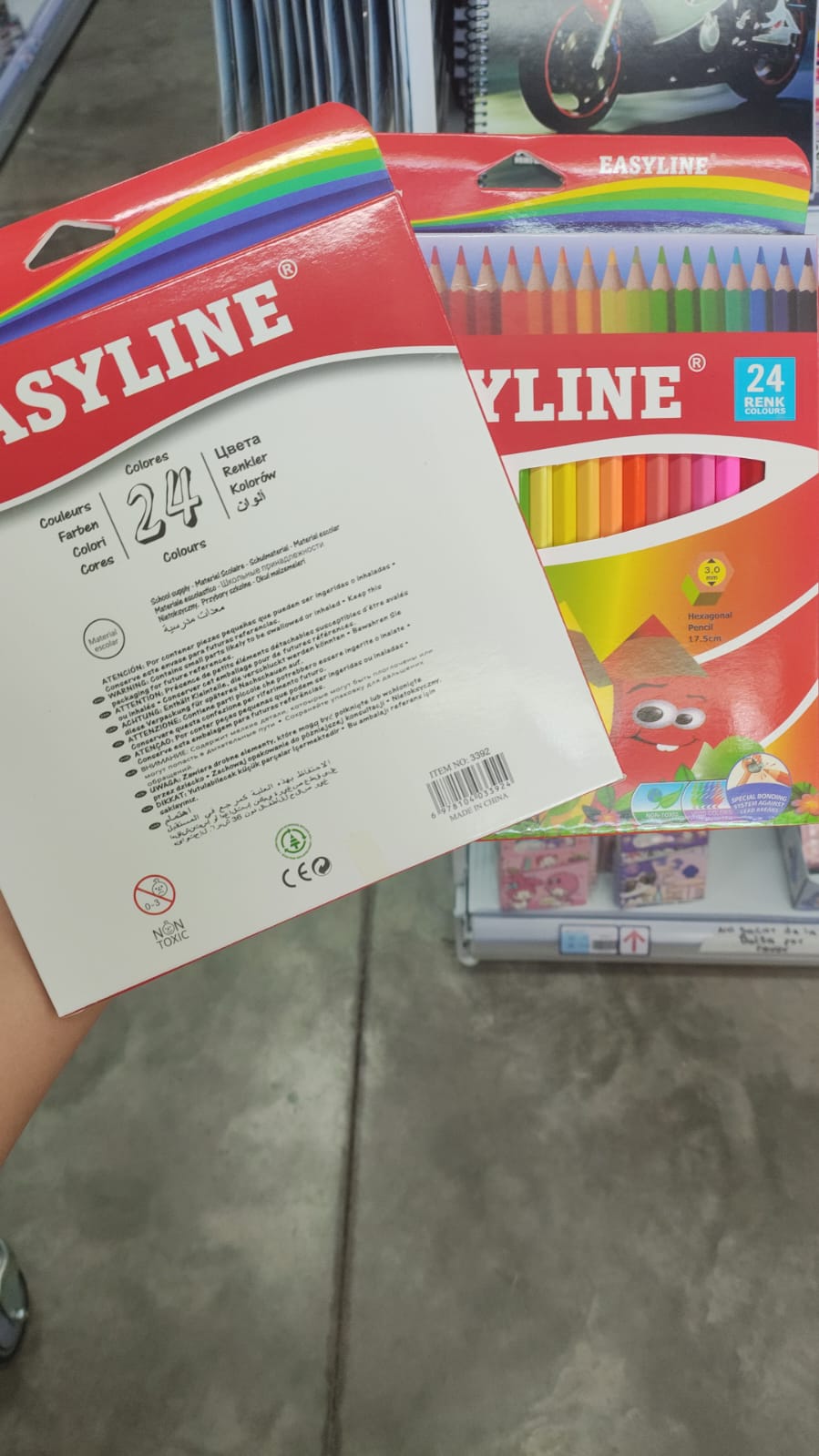 Lapiz de color 24/PC