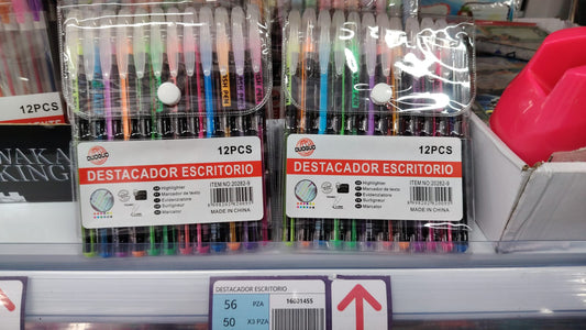 Destacador escritorio 12pc