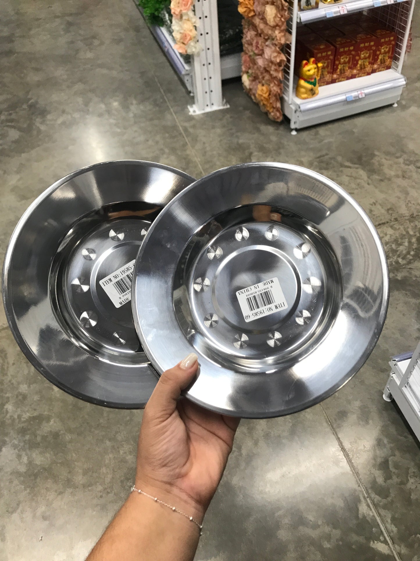 Plato Mediano Metálico