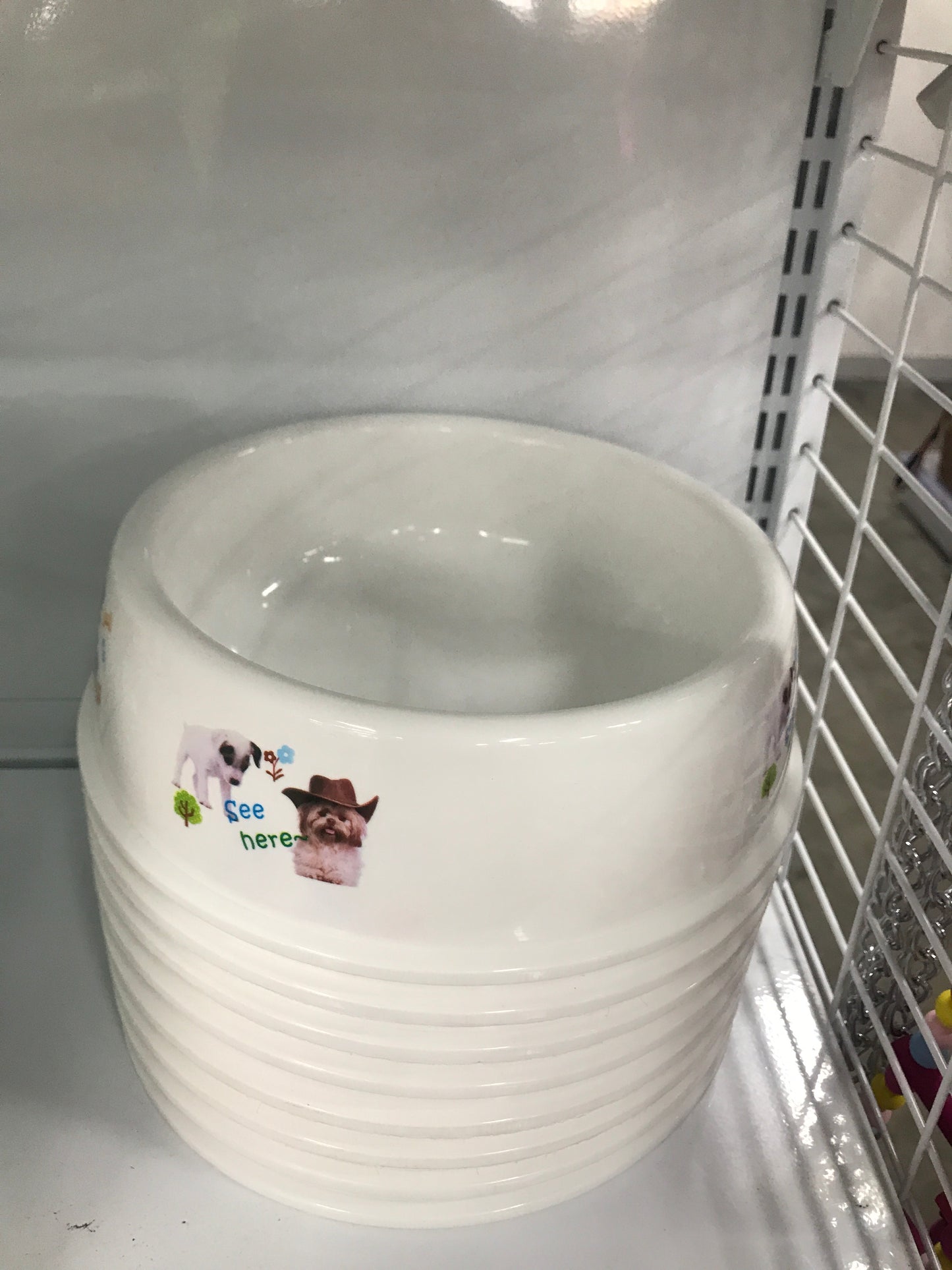 Tazón de plástico blanco 24cm