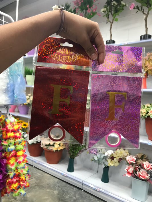 Banderín/papel/feliz cumpleaños /brillante