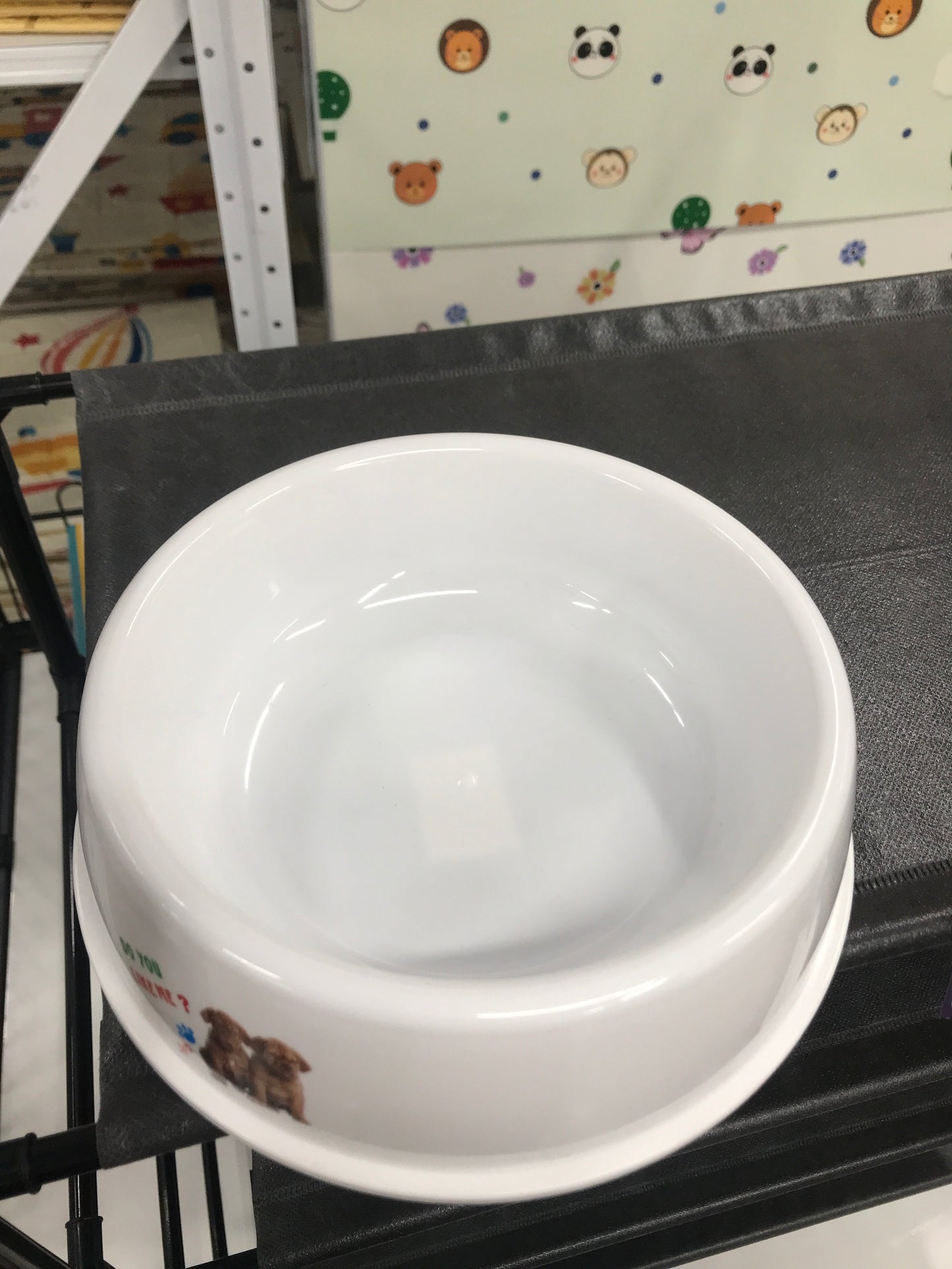 Tazón de plástico blanco 21cm