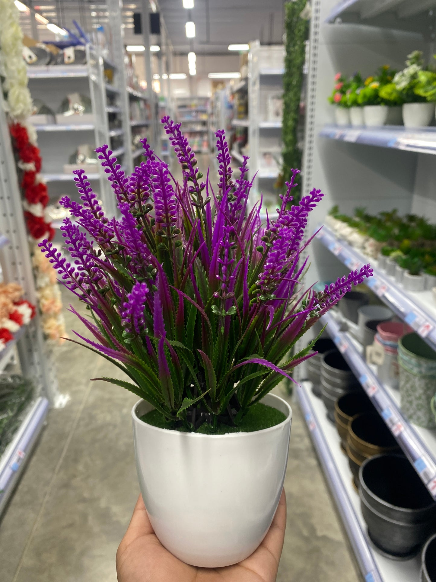 Maceta con lavanda /Artificial