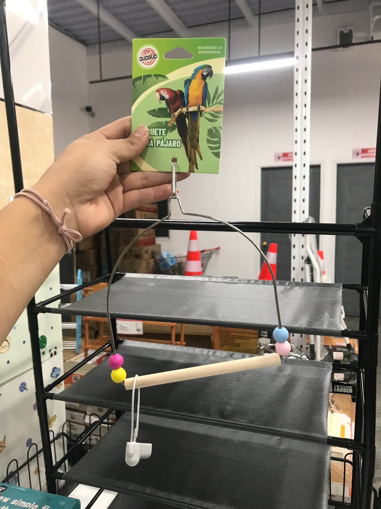 Juguete para pájaro