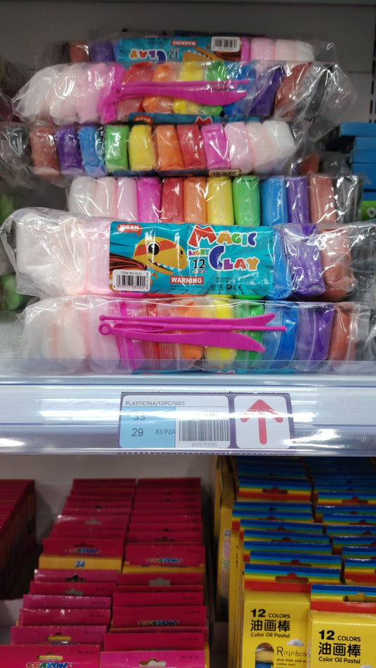 Plastilina 12 pcs
