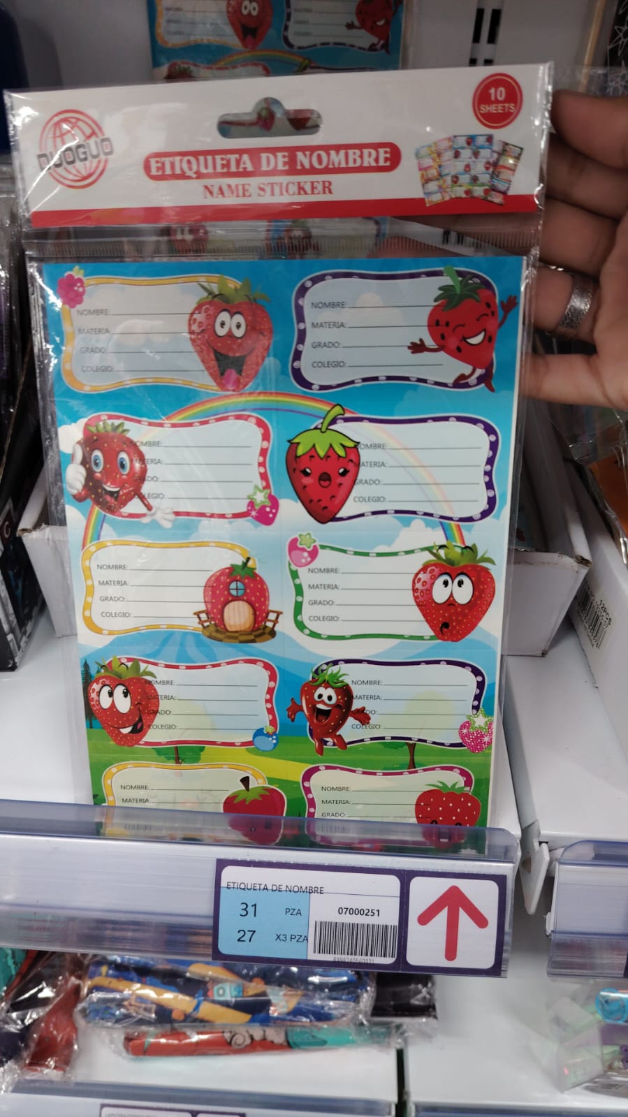 Etiqueta de nombre