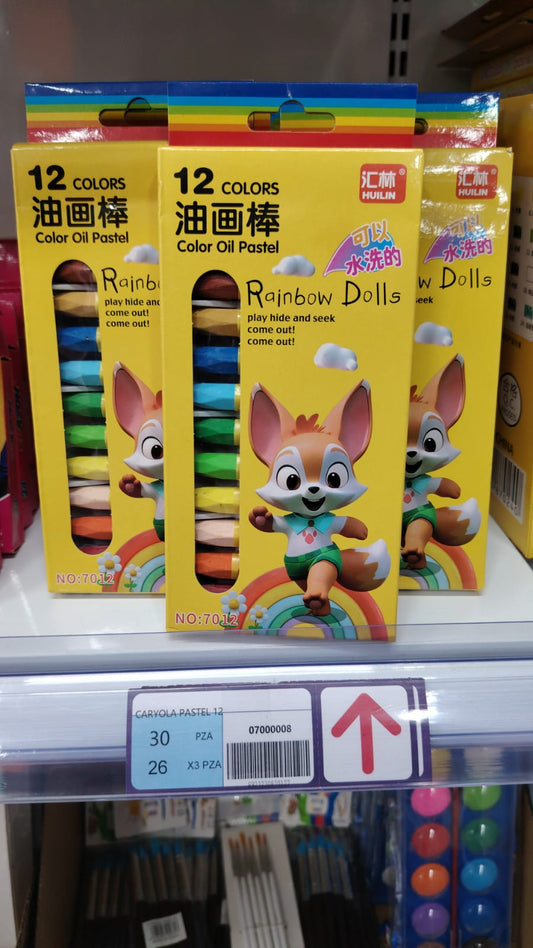 Crayola pastel 12 pcs
