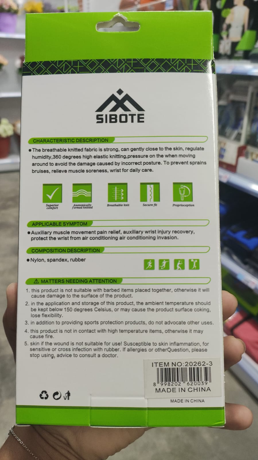 Protección de deporte