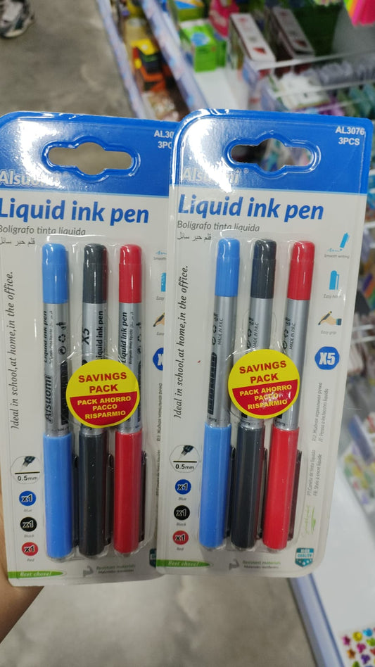 Bolígrafo tinta líquido