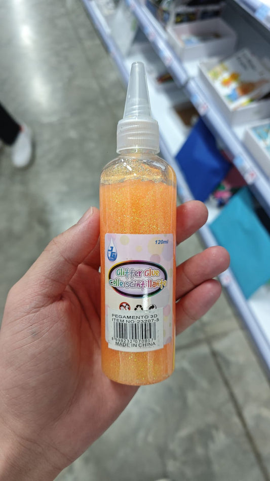 Pegamento con escarcha