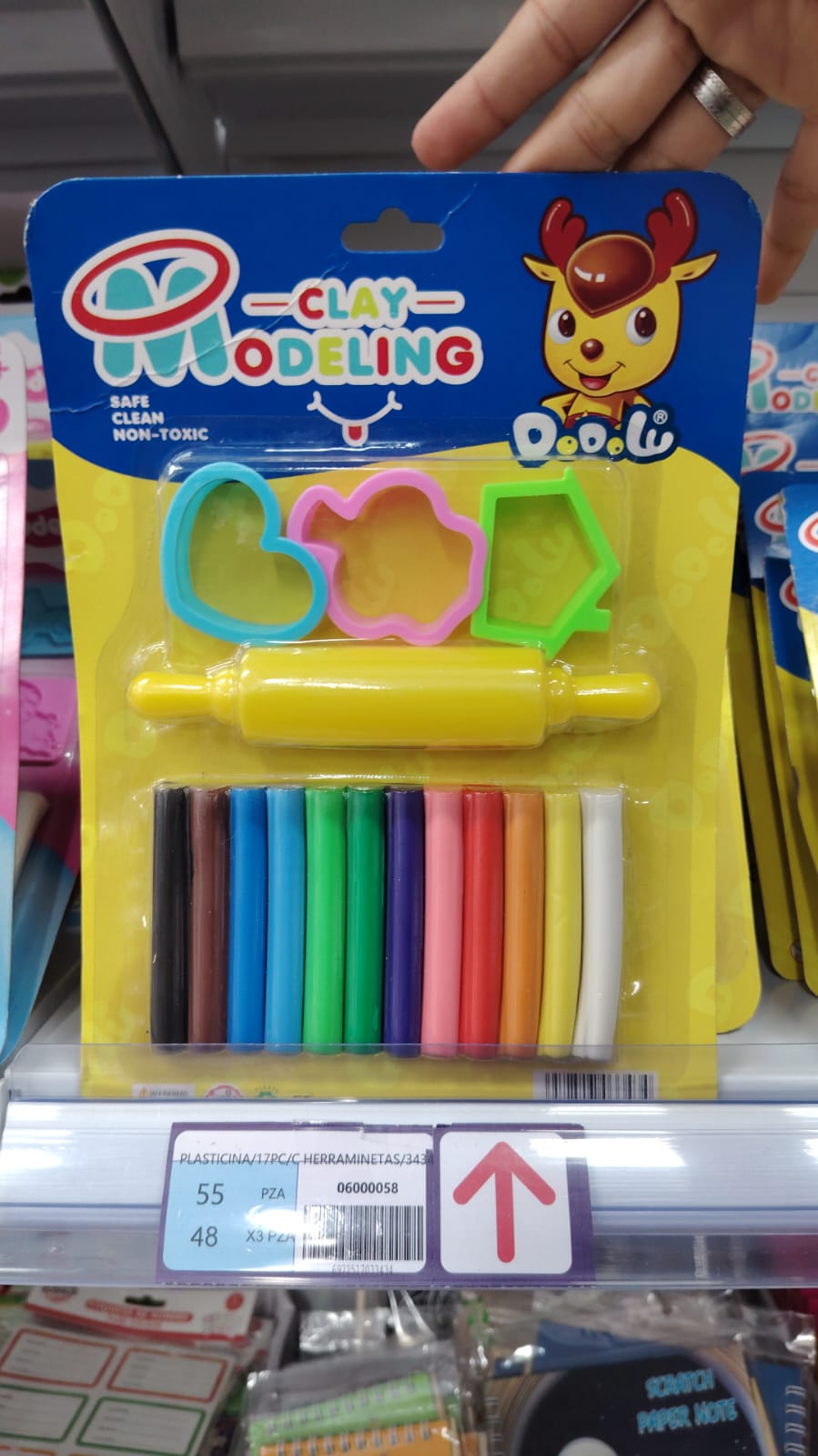 Plastilina 17 pcs con herramientas