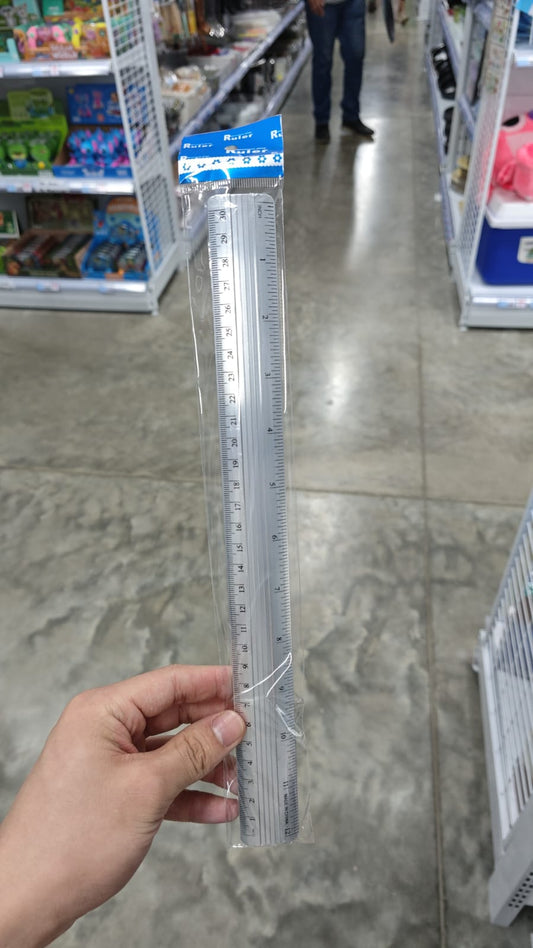 Regla aluminio 30cm