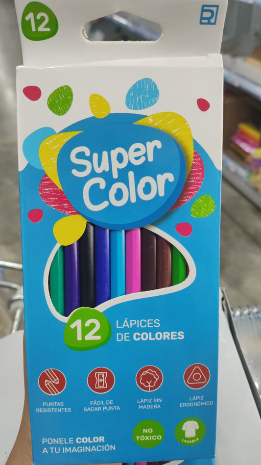 Lapiz de color 12/PC
