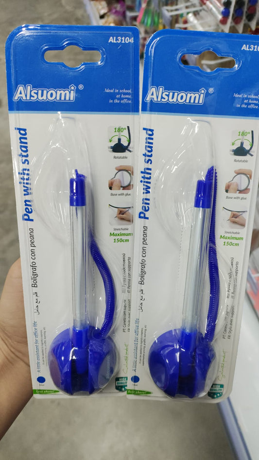 Bolígrafo con peana