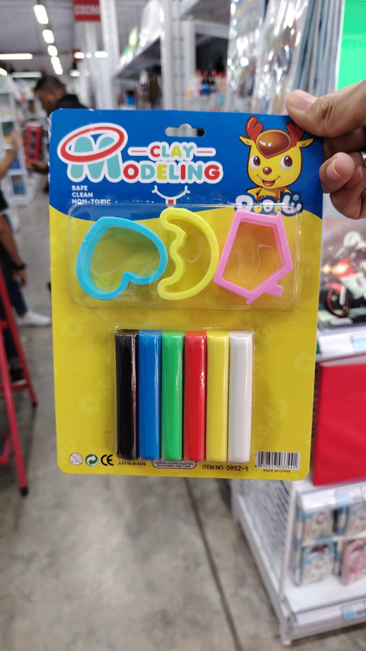 Plastilina 9 pcs con herramientas