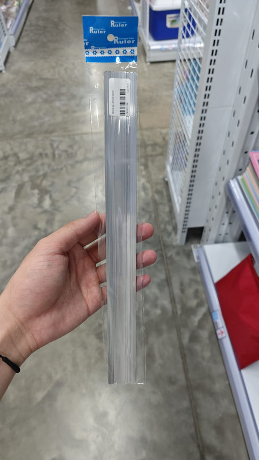 Regla aluminio 30cm