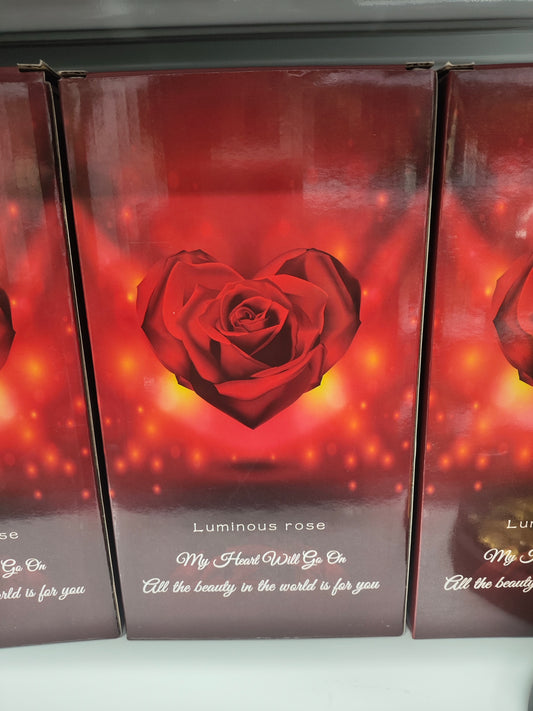 Rosa con luz