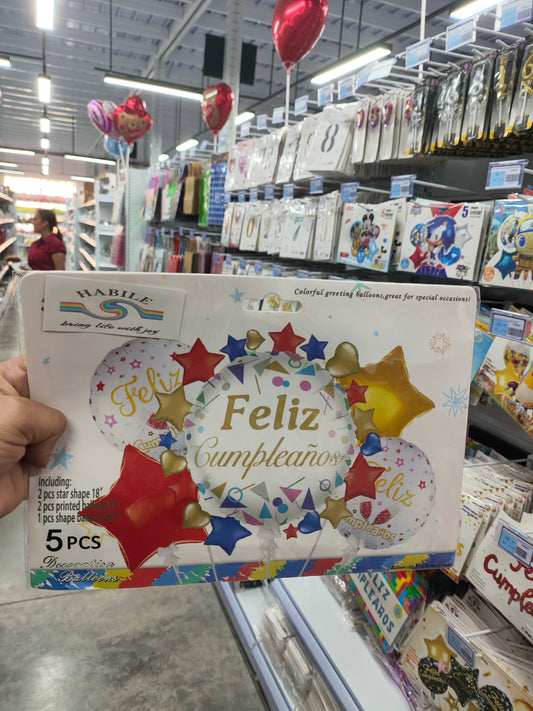 bouquet de globos para cumpleaños
