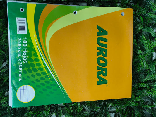 Hoja Para Folder