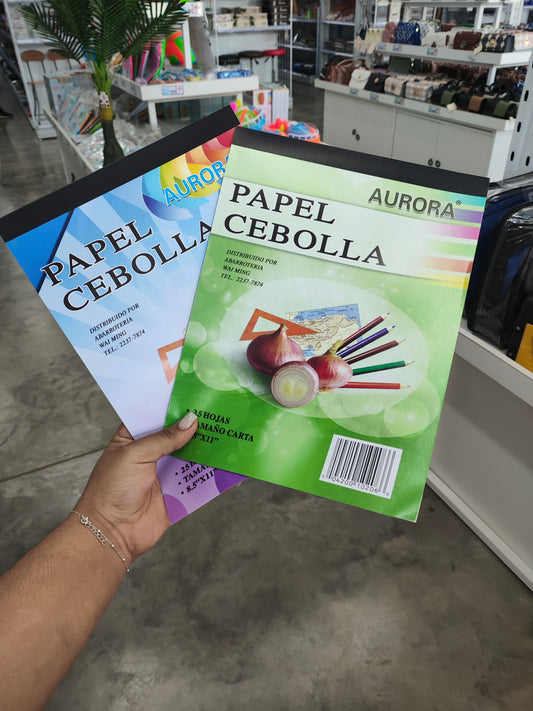 Papel Cebolla 25 Hoja