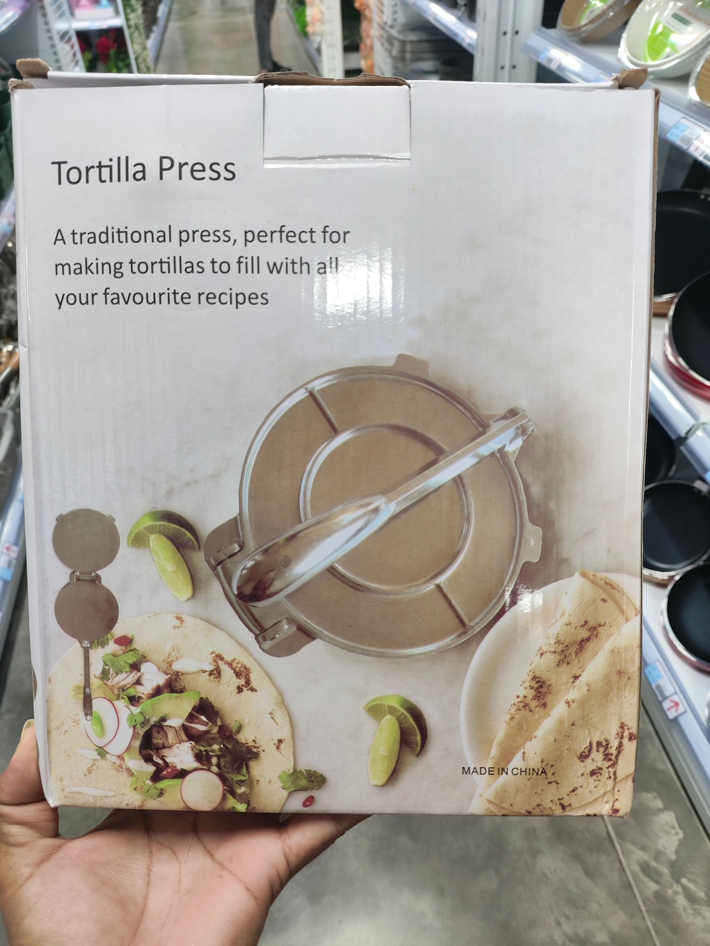 Aplastador de tortillas
