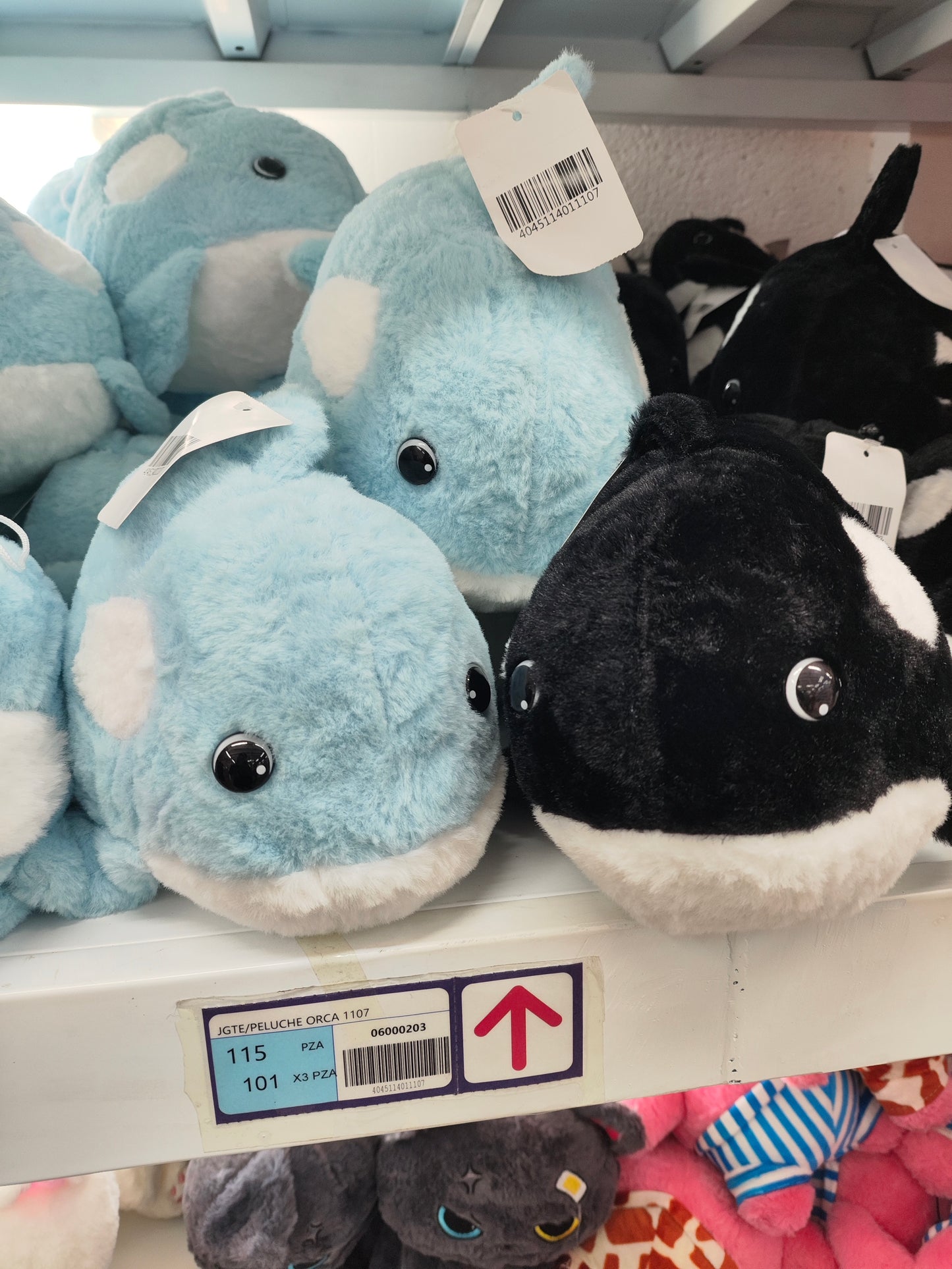 Peluche orcas