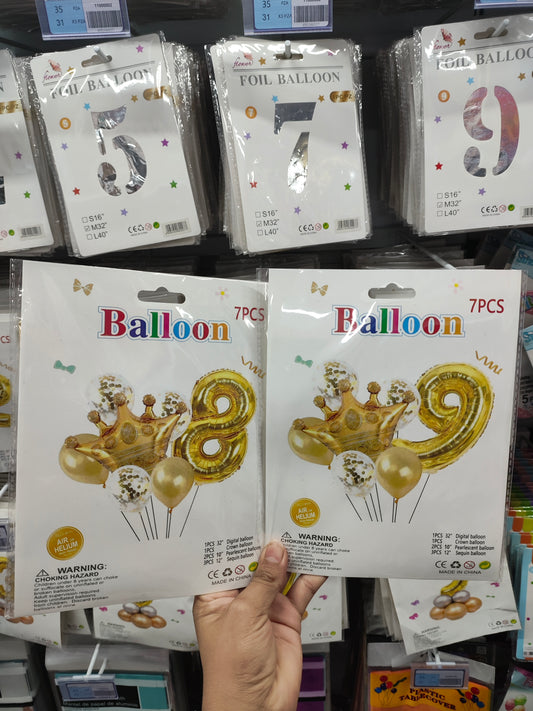 Bouquet globo/dorado/32