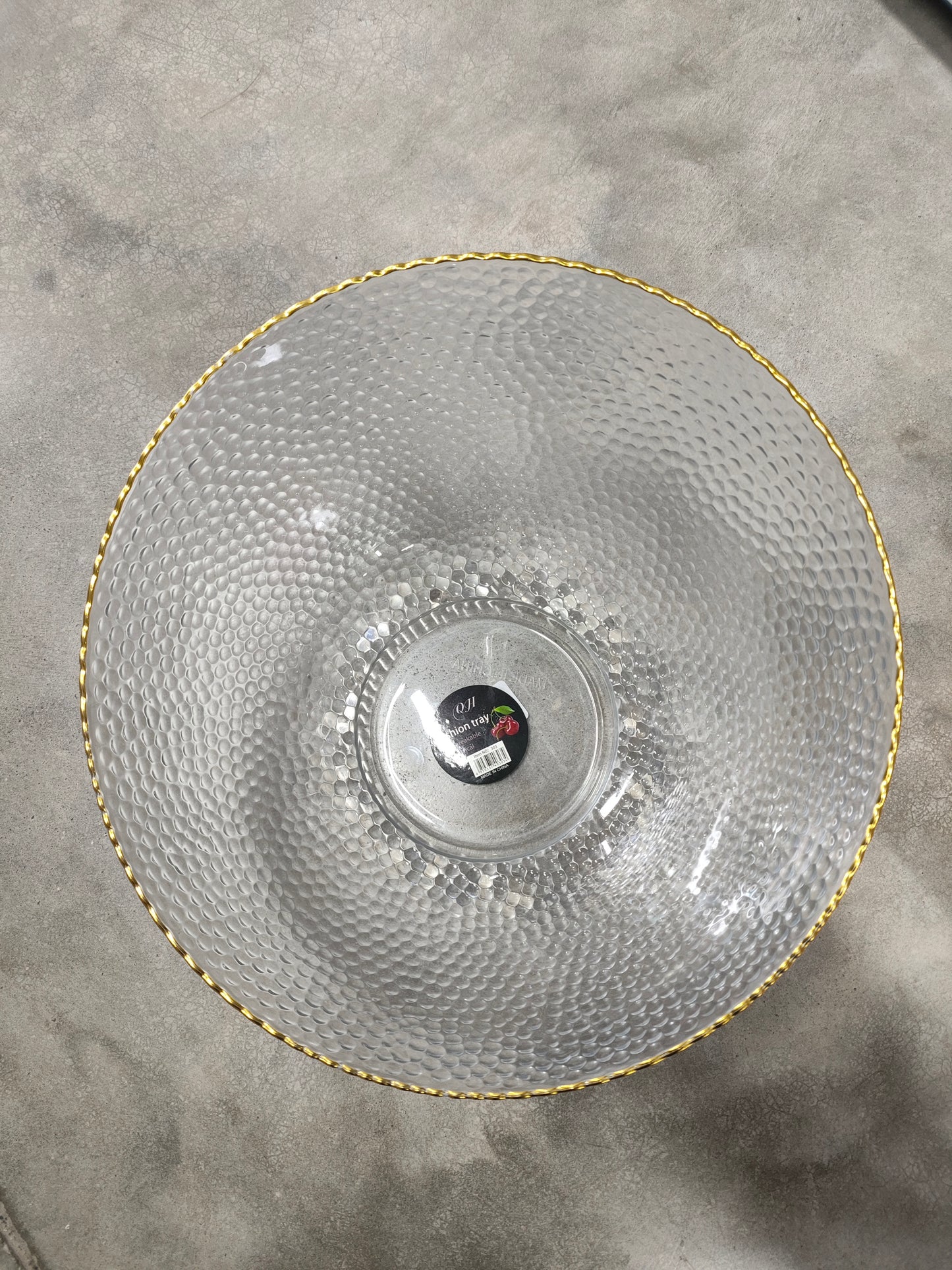 CANASTA /FRUTA/BORDE DORADO
