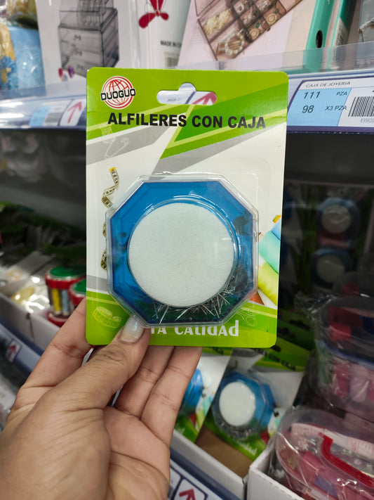 Alfileres Con Caja