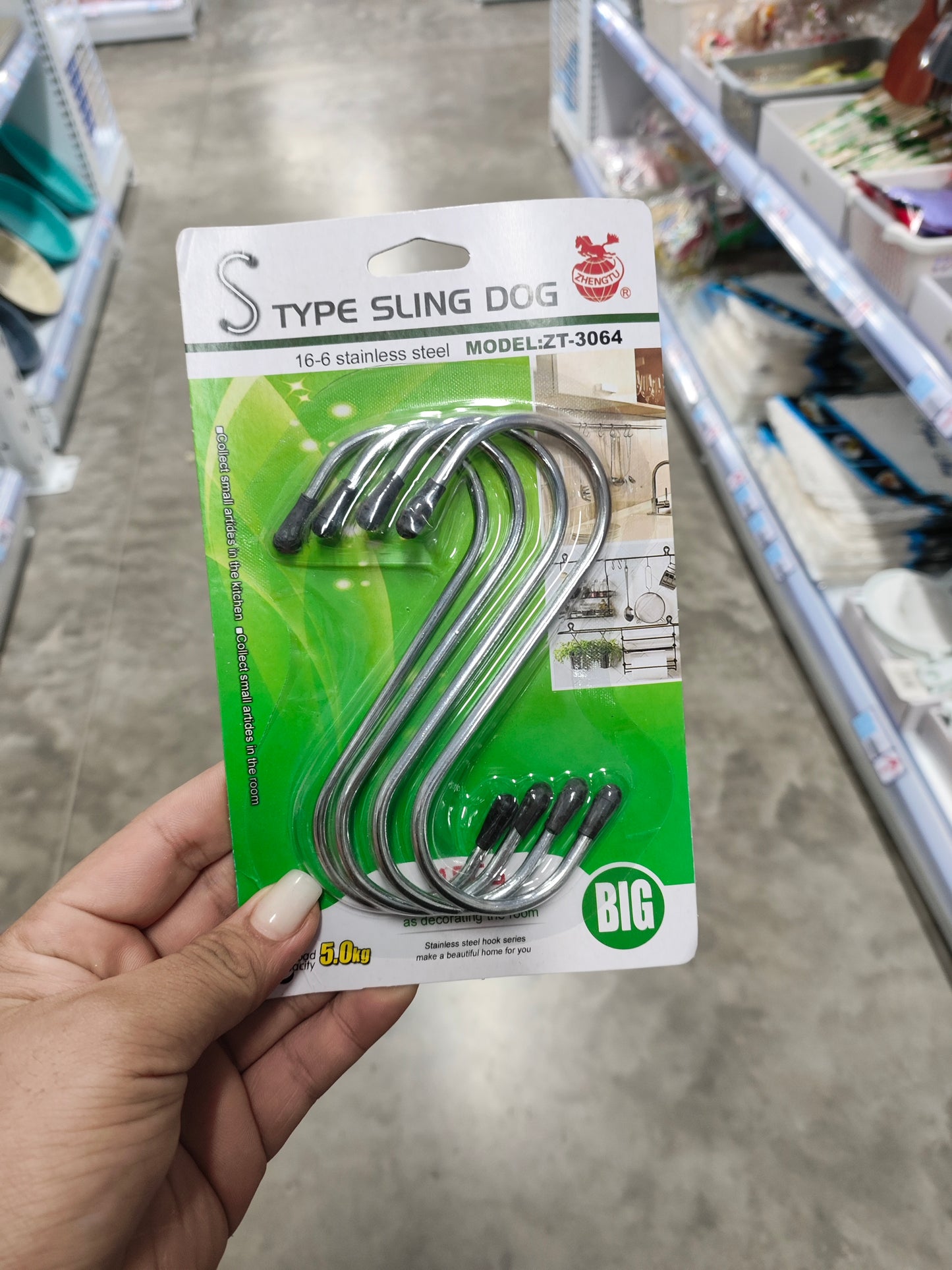 Gancho Tipo/Metal/4PC Grande