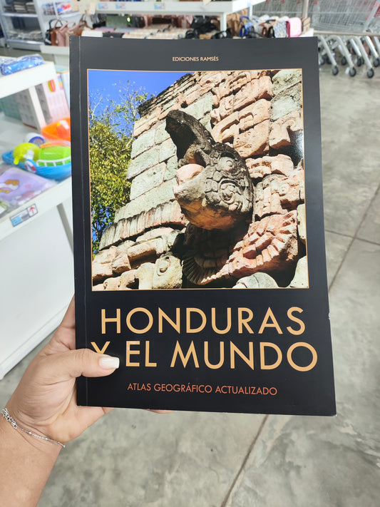 Libro Honduras Y El Mundo,Atlas Geográfico Actualizado