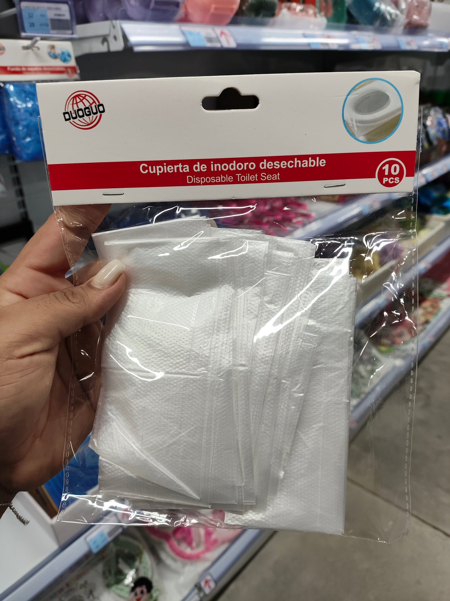 Cubertora Para Inodoro Desechable
