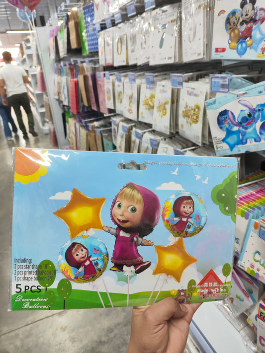 Set globo para cumpleaños