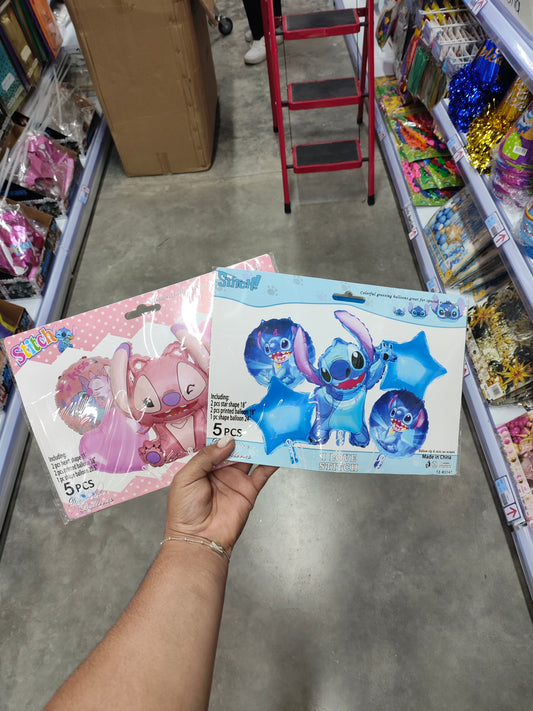 Set De Globos De Stitch